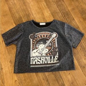 XS Altar’d State Glittery Nashville Shirt
